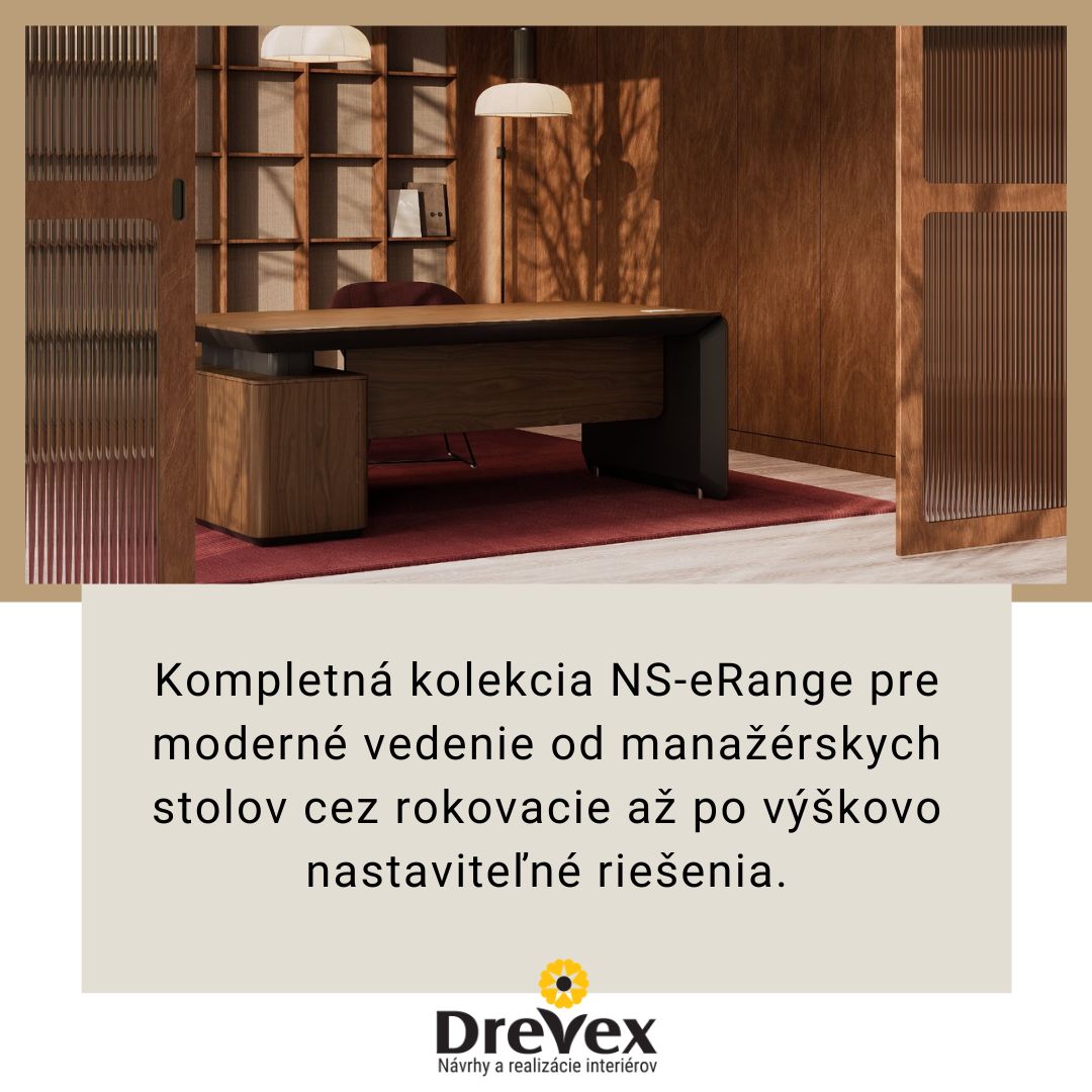 Aj Vy môžete mať svoj manažérsky priestor vzdušný, moderný,  luxusný a zároveň praktický.