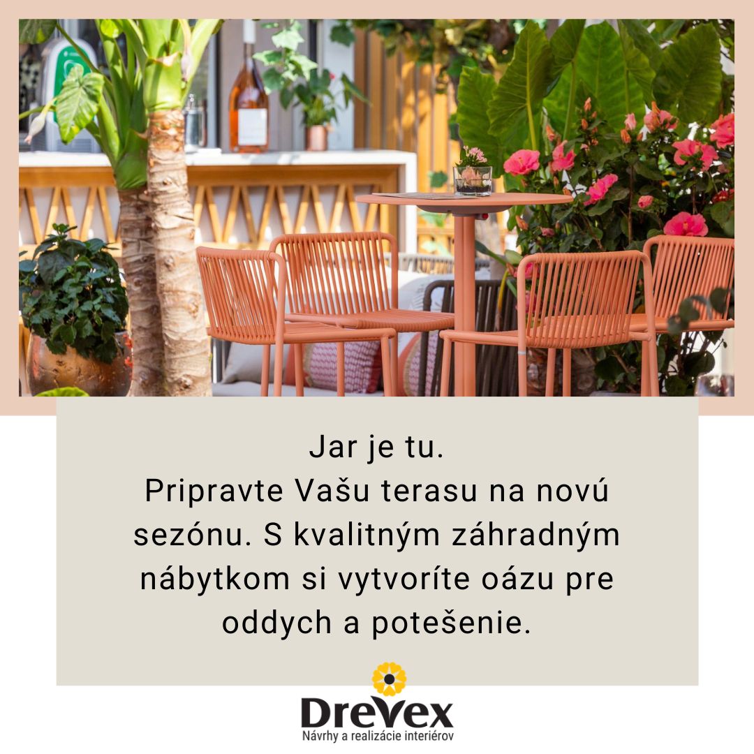 Exteriérový nábytok – tipy a inšpirácie